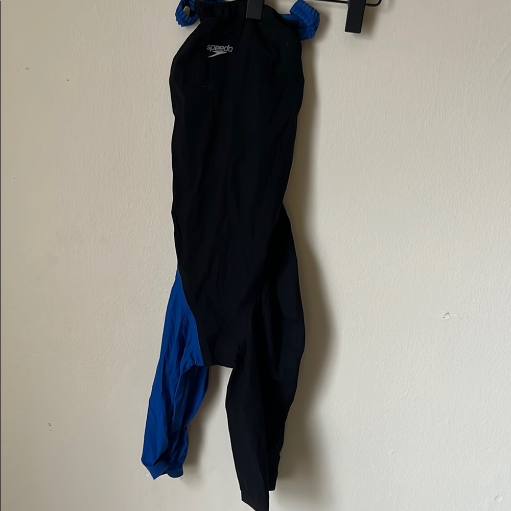 Speedo Black and Blue Tech Suit!